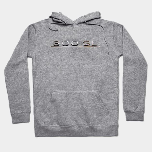 Mercedes-Benz 300 SL Convertible W198 Emblem Hoodie by PauHanaDesign